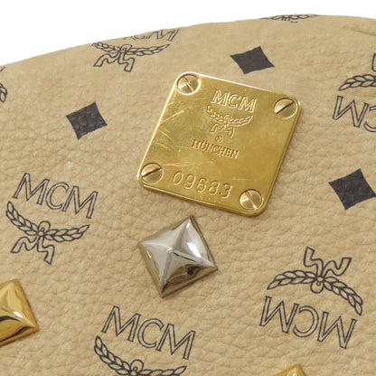 MCM All-over pattern studs Backpack Â· Daypack PVC Ladies [Used]