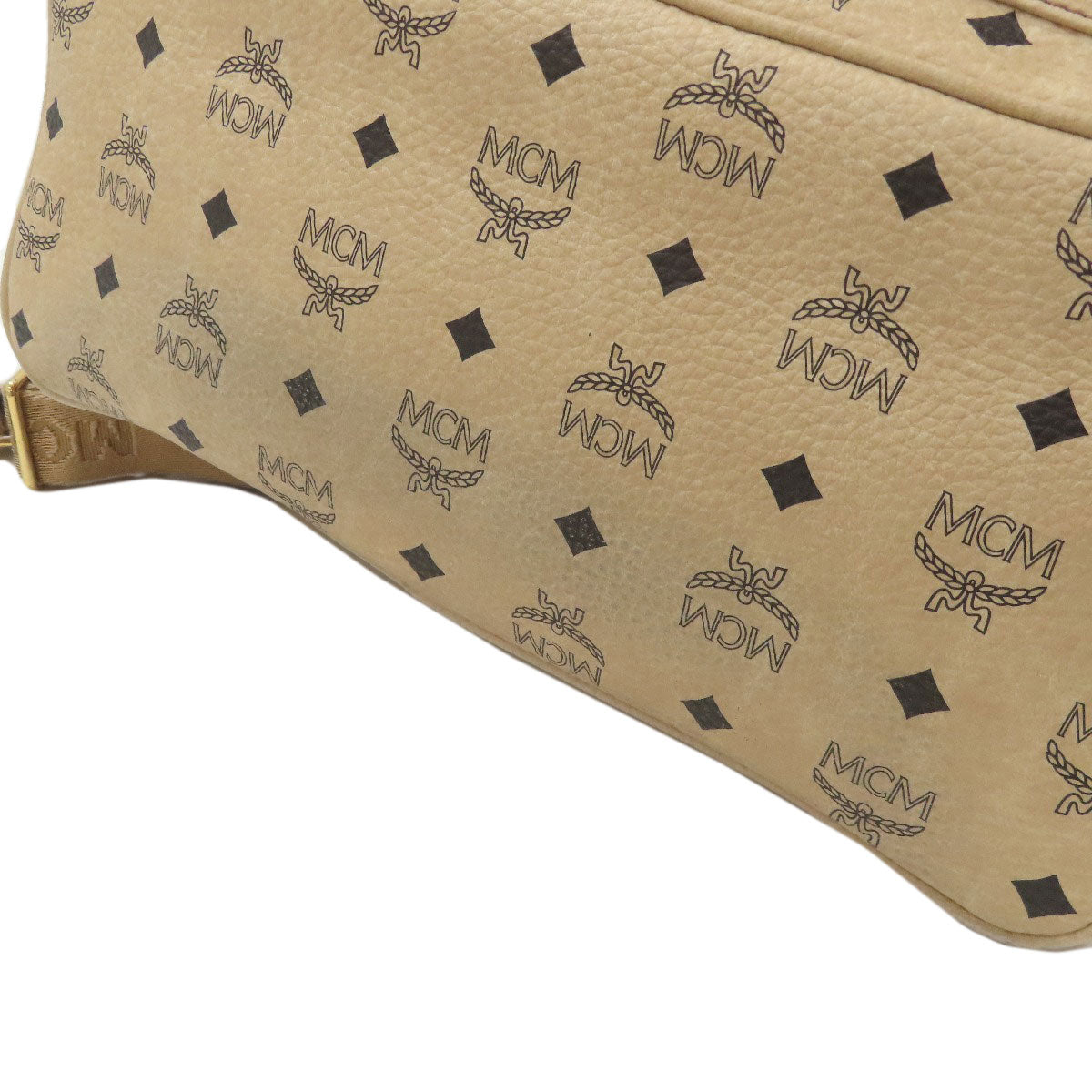 MCM All-over pattern studs Backpack Â· Daypack PVC Ladies [Used]