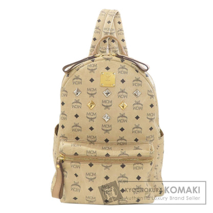MCM All-over pattern studs Backpack Â· Daypack PVC Ladies [Used]