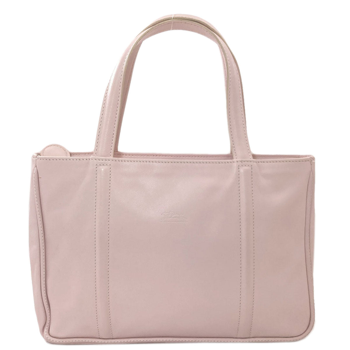 Longchamp logo Handbag Leather Ladies [Used]
