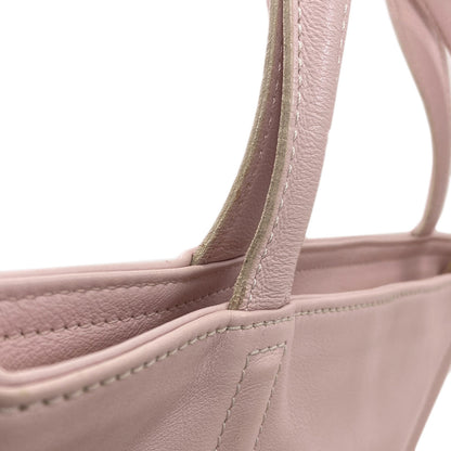 Longchamp logo Handbag Leather Ladies [Used]