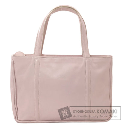 Longchamp logo Handbag Leather Ladies [Used]