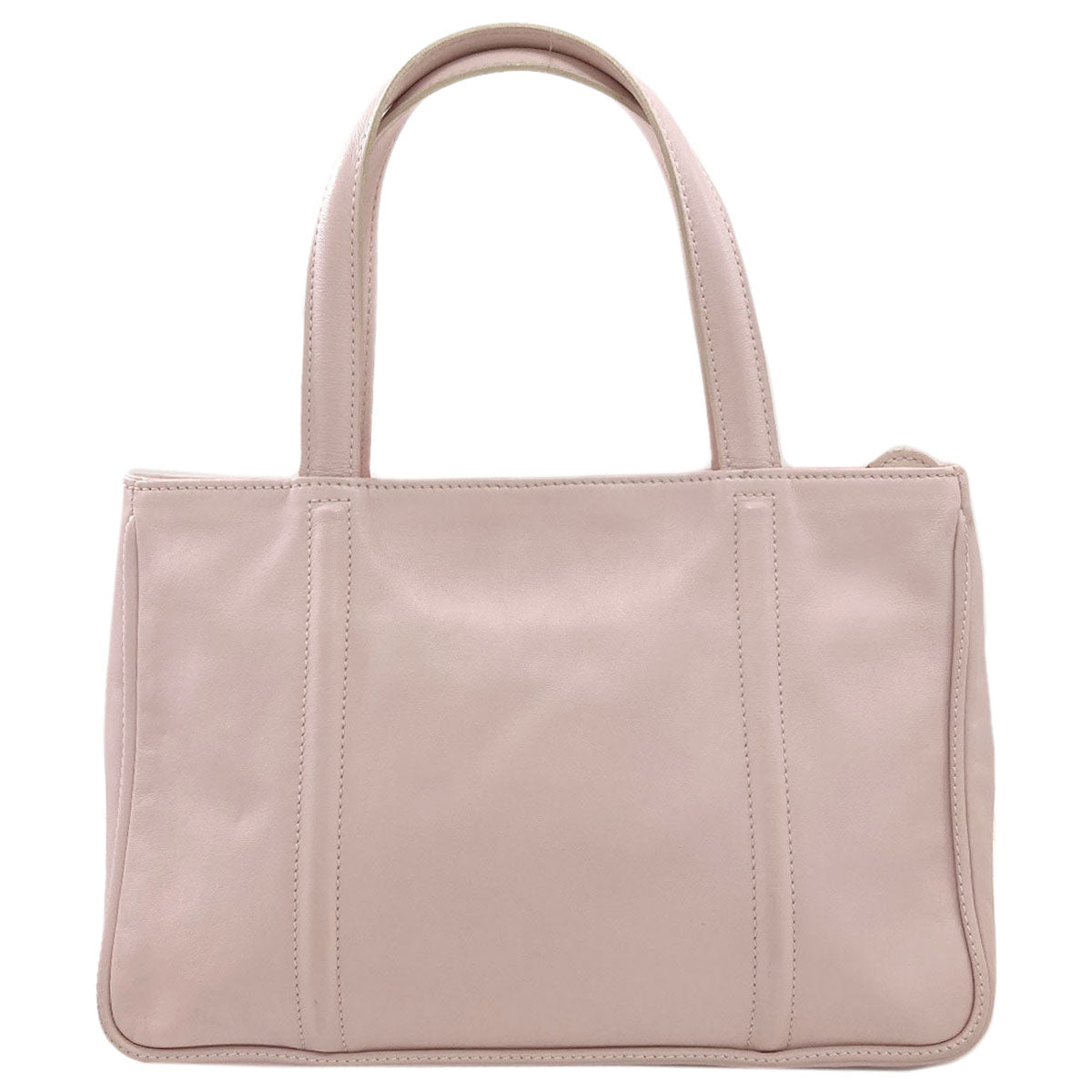 Longchamp logo Handbag Leather Ladies [Used]