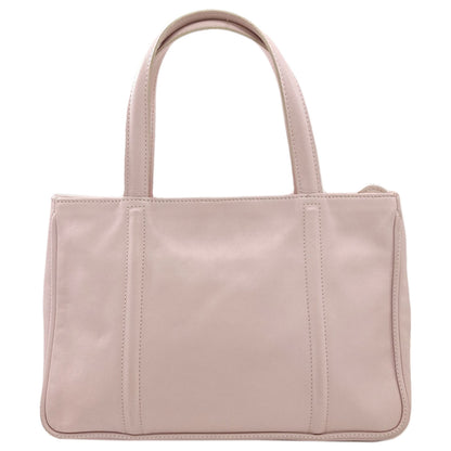 Longchamp logo Handbag Leather Ladies [Used]