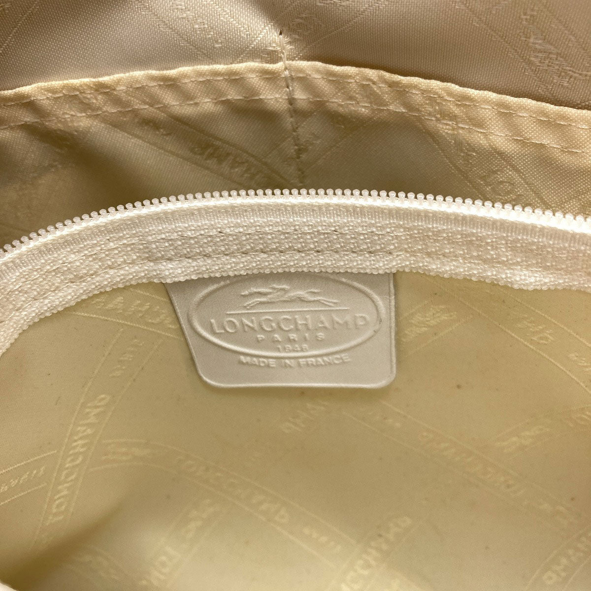 Longchamp logo Handbag Leather Ladies [Used]