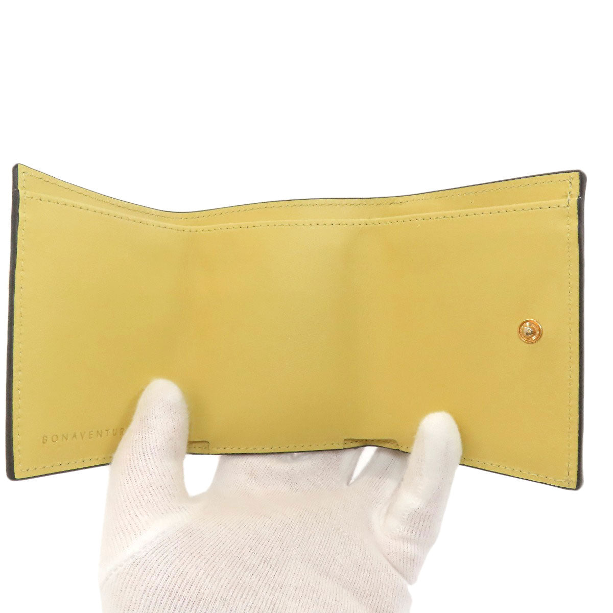 SELECT BAG Bonaventura Compact Tri-fold Wallet Bifold Wallet with Coin Pocket Leather Ladies [Used]