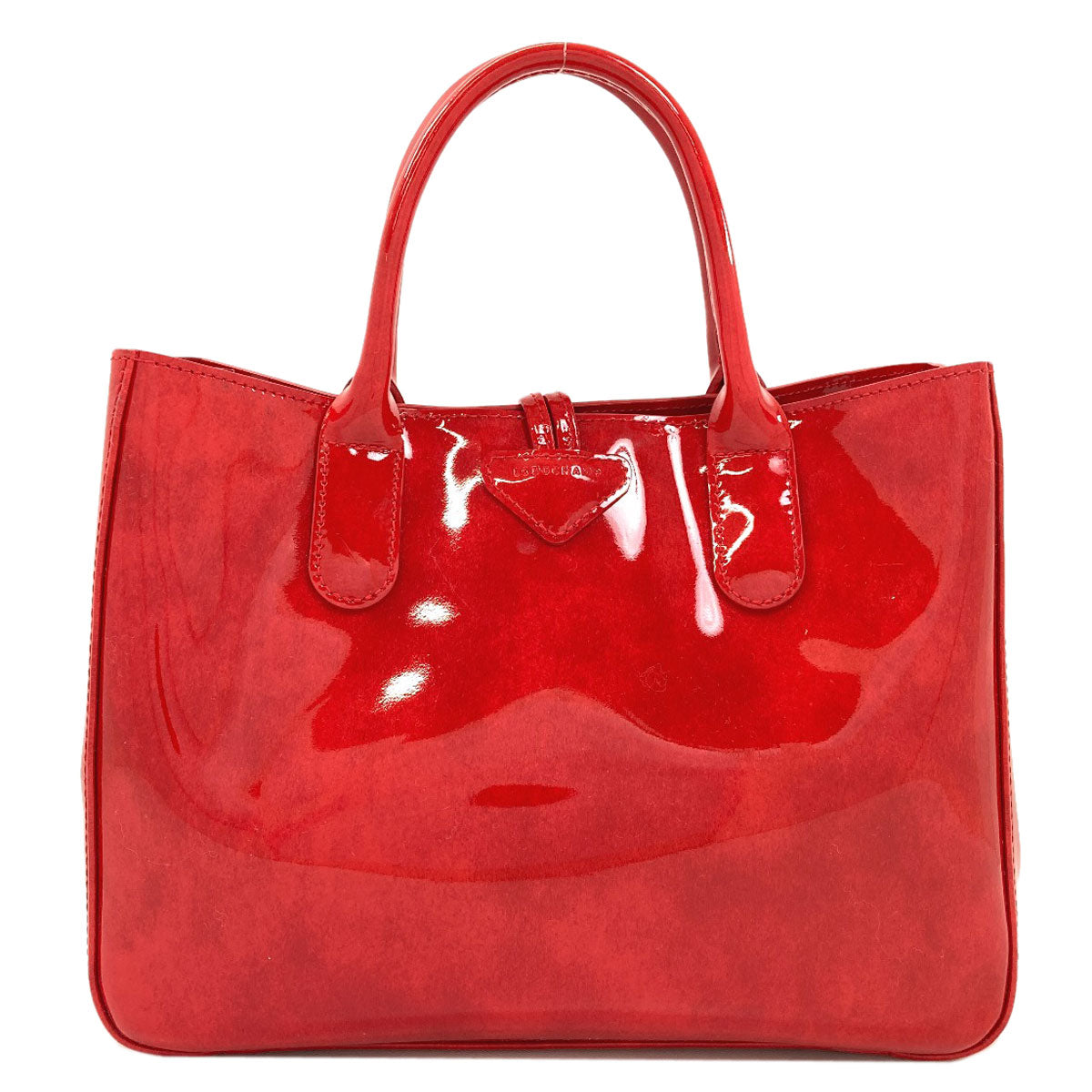 Longchamp Le Roseau 2WAY Handbag Enamel Ladies [Used]