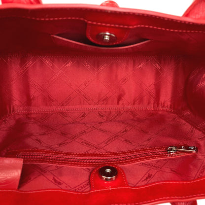 Longchamp Le Roseau 2WAY Handbag Enamel Ladies [Used]