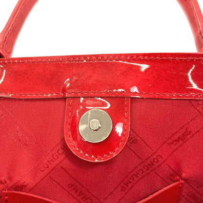 Longchamp Le Roseau 2WAY Handbag Enamel Ladies [Used]