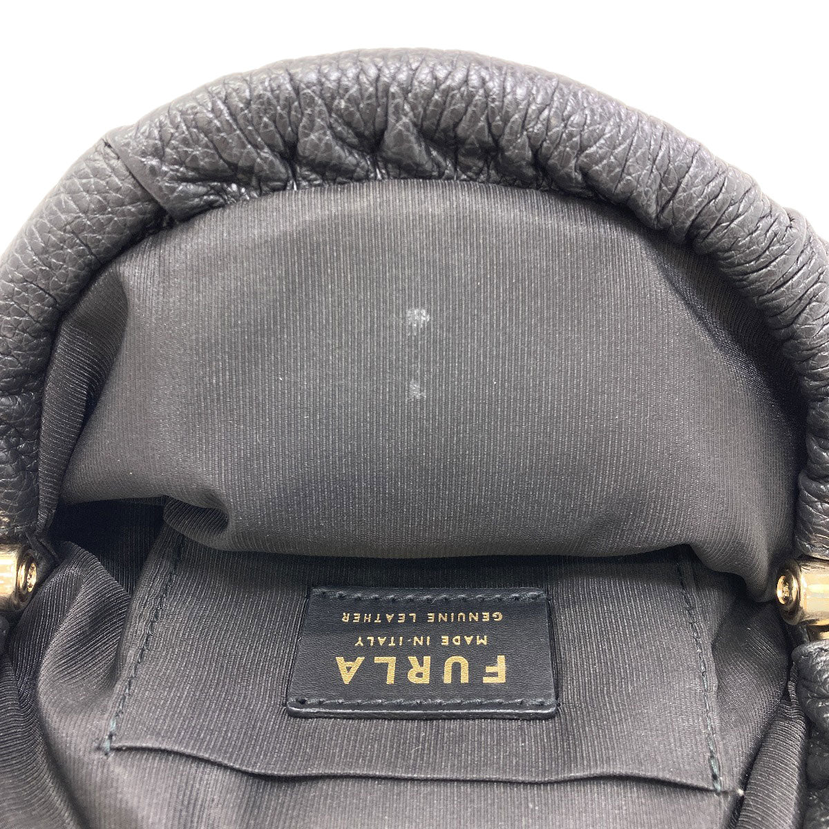Furla logo Shoulder Bag Leather Ladies [Used]