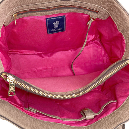 ADMJ logo Tote Bag Leather Ladies [Used]