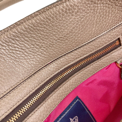 ADMJ logo Tote Bag Leather Ladies [Used]