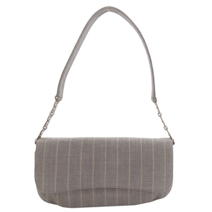 BALLY one belt Stripe Shoulder Bag Canvas Ladies [Used]