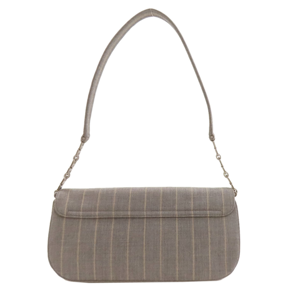 BALLY one belt Stripe Shoulder Bag Canvas Ladies [Used]