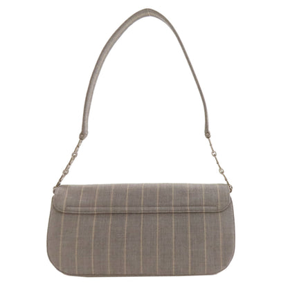 BALLY one belt Stripe Shoulder Bag Canvas Ladies [Used]