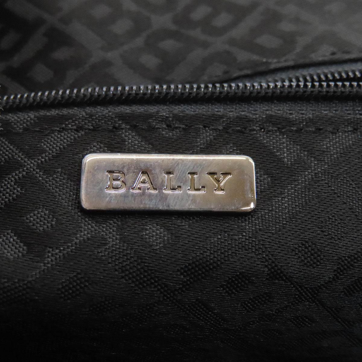 BALLY one belt Stripe Shoulder Bag Canvas Ladies [Used]
