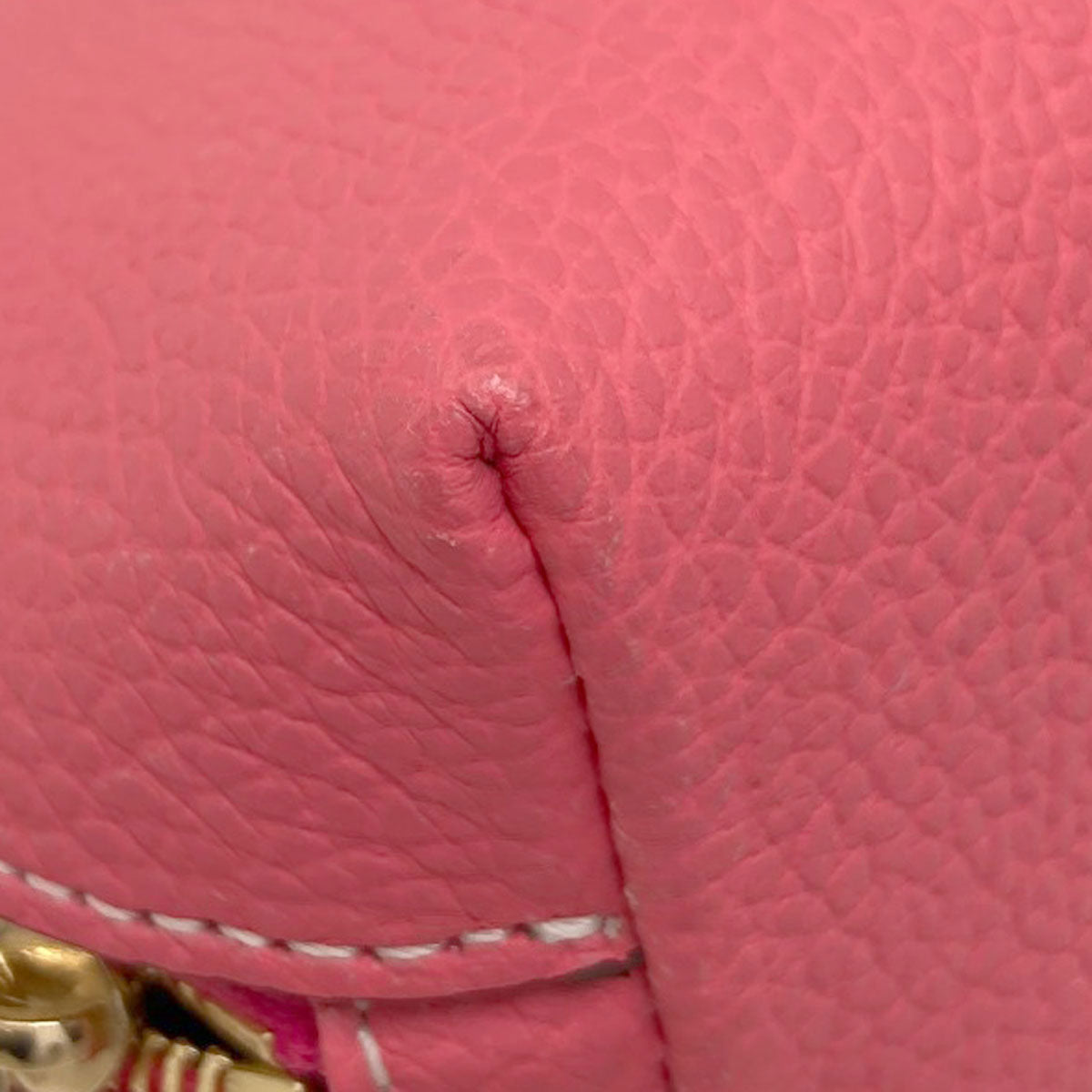 SELECT GOODS * For more information on brand bargains Cosmetics Pouch Leather Ladies [Used]