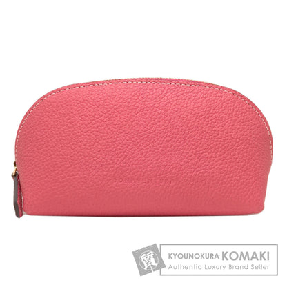 SELECT GOODS * For more information on brand bargains Cosmetics Pouch Leather Ladies [Used]
