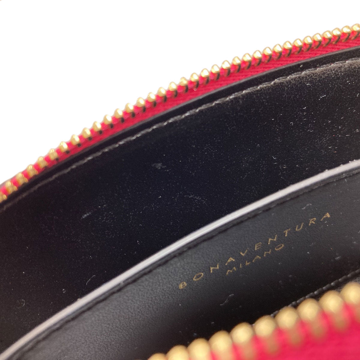 SELECT GOODS * For more information on brand bargains Cosmetics Pouch Leather Ladies [Used]