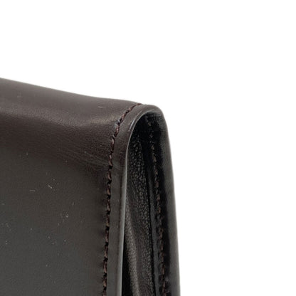 PELLE MORBIDA logo coin purse Leather Ladies [Used]