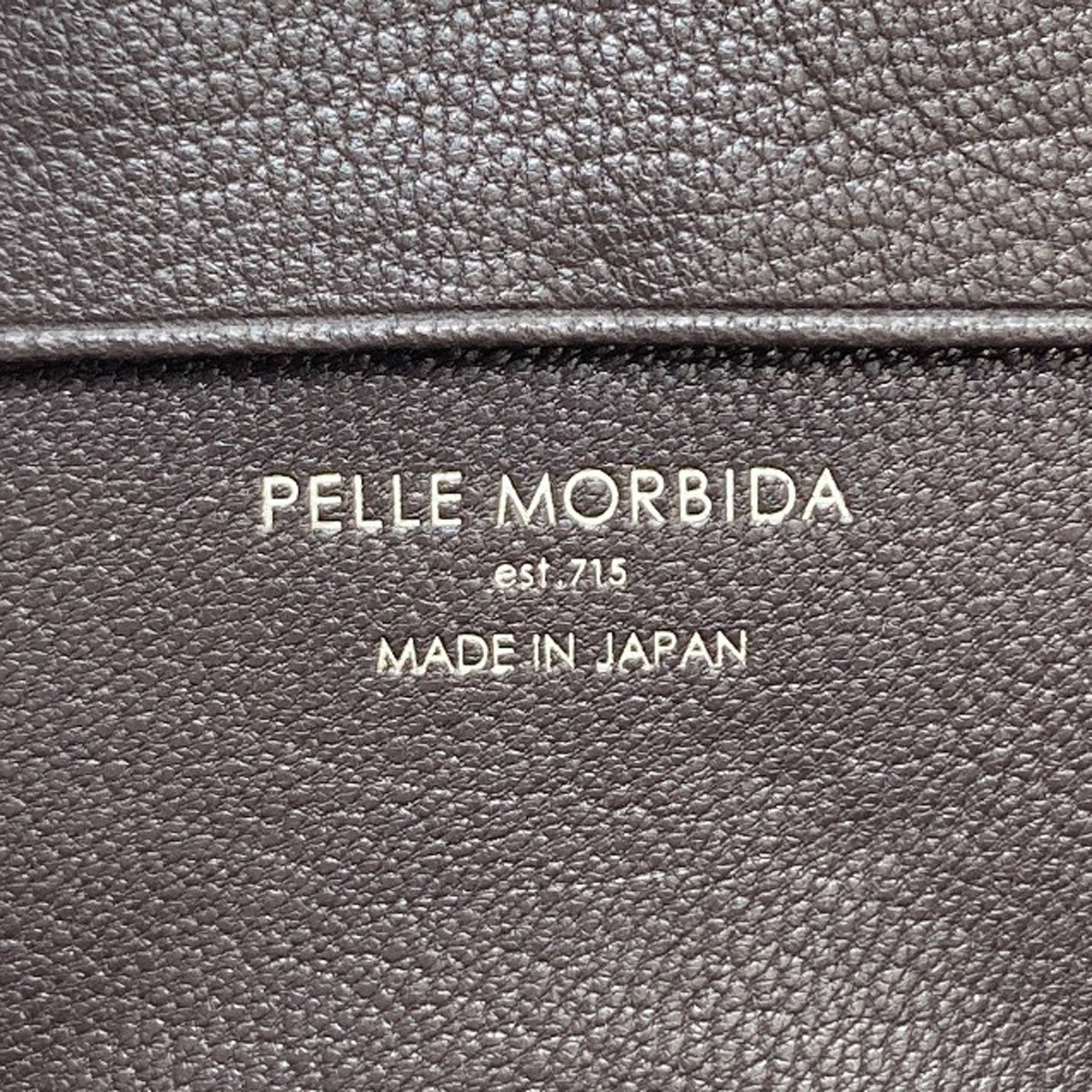 PELLE MORBIDA logo coin purse Leather Ladies [Used]