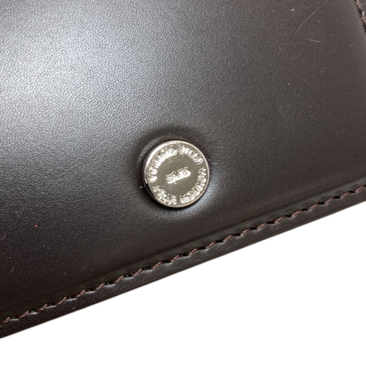 PELLE MORBIDA logo coin purse Leather Ladies [Used]