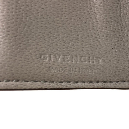 GIVENCHY logo Bifold Wallet with Coin Pocket Leather Ladies [Used]