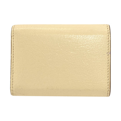 GIVENCHY logo Bifold Wallet with Coin Pocket Leather Ladies [Used]