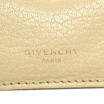 GIVENCHY logo Bifold Wallet with Coin Pocket Leather Ladies [Used]