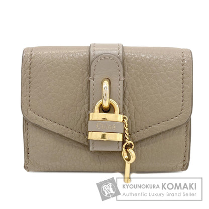 CHLOE Abbey Bifold Wallet with Coin Pocket Leather Ladies [Used]