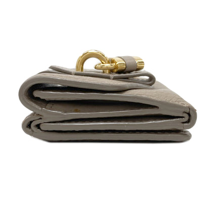 CHLOE Abbey Bifold Wallet with Coin Pocket Leather Ladies [Used]