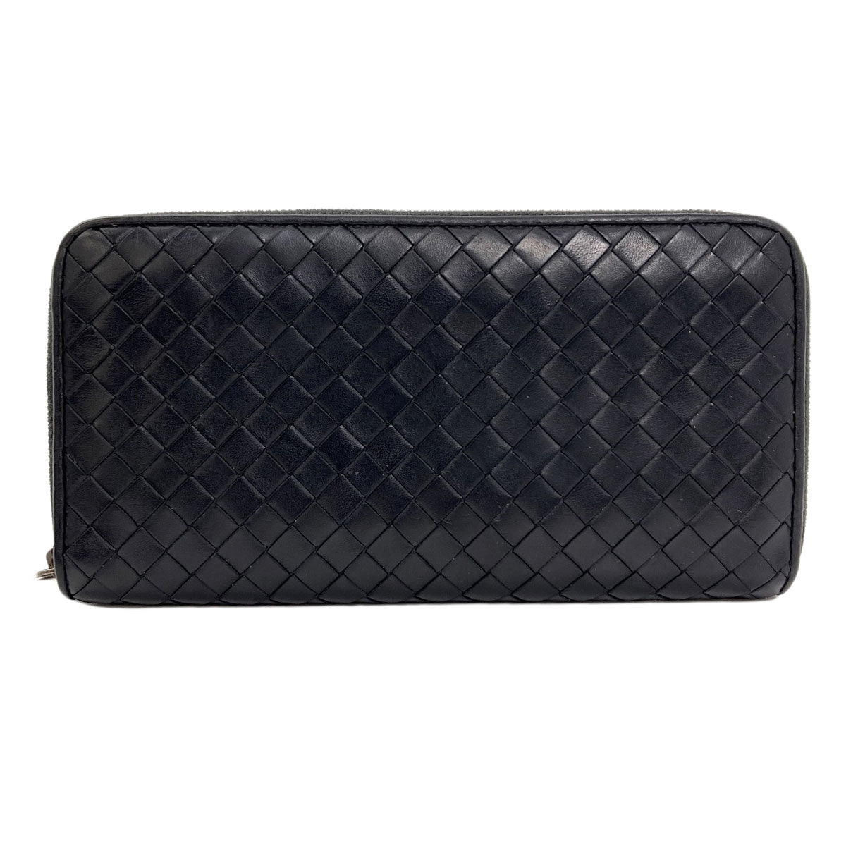 BOTTEGA VENETA Intrecciato Long wallet (with coin pocket) Leather Ladies [Used]