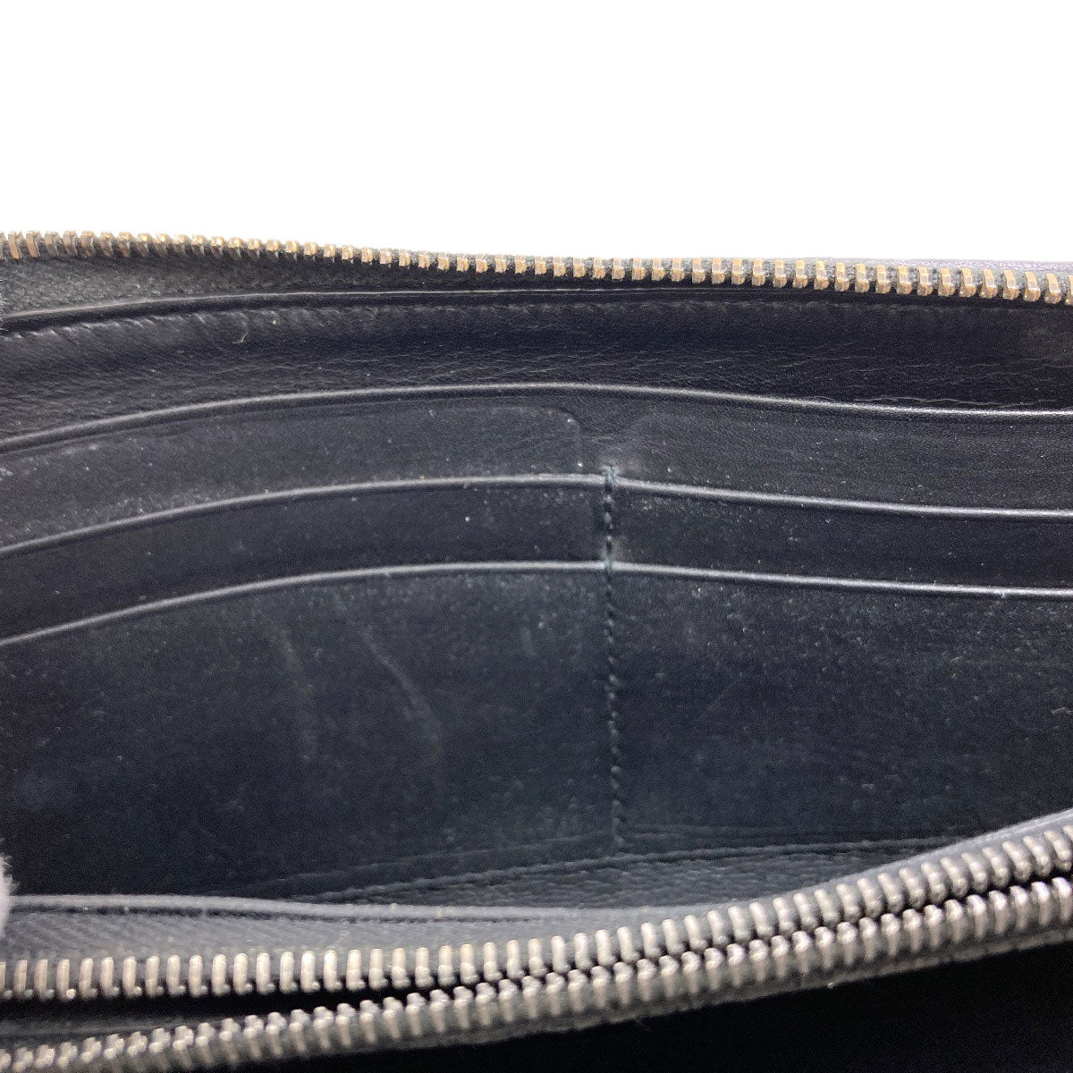 BOTTEGA VENETA Intrecciato Long wallet (with coin pocket) Leather Ladies [Used]