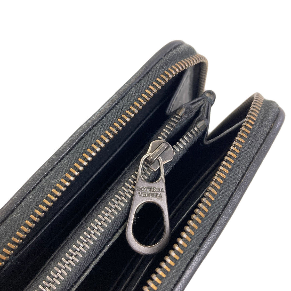 BOTTEGA VENETA Intrecciato Long wallet (with coin pocket) Leather Ladies [Used]