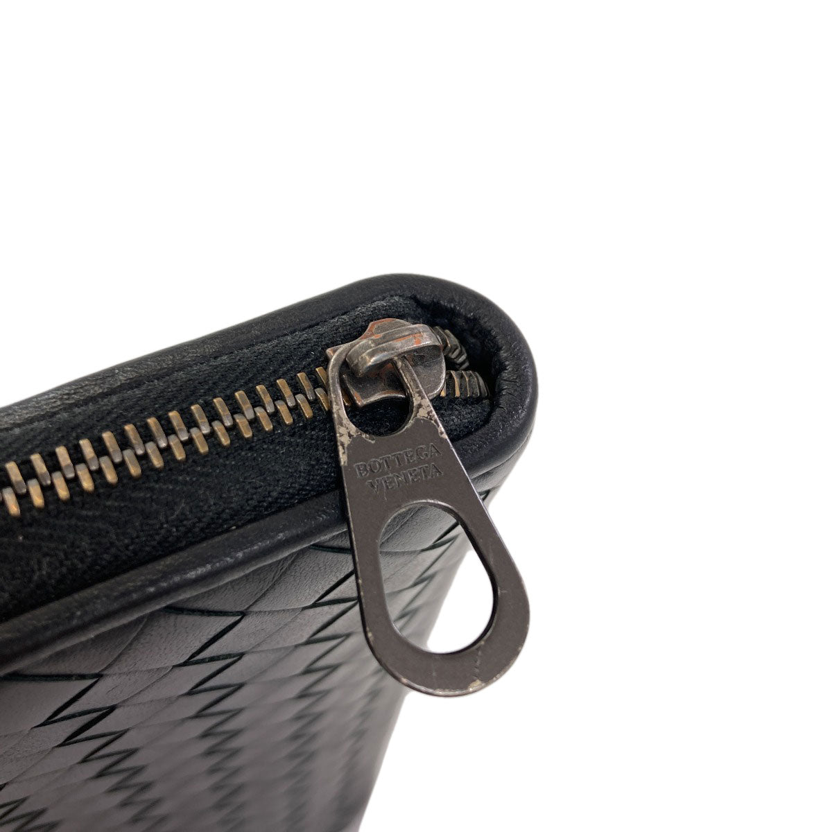 BOTTEGA VENETA Intrecciato Long wallet (with coin pocket) Leather Ladies [Used]