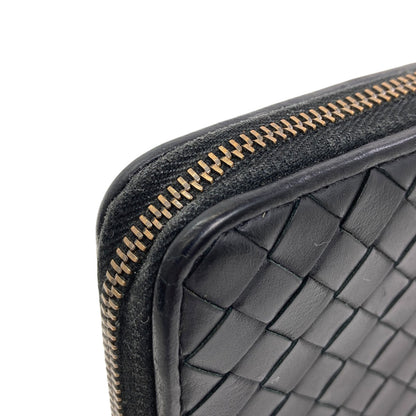BOTTEGA VENETA Intrecciato Long wallet (with coin pocket) Leather Ladies [Used]
