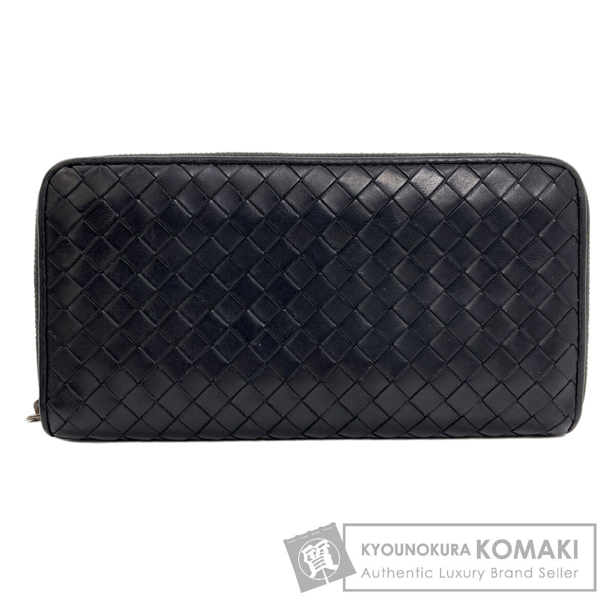 BOTTEGA VENETA Intrecciato Long wallet (with coin pocket) Leather Ladies [Used]