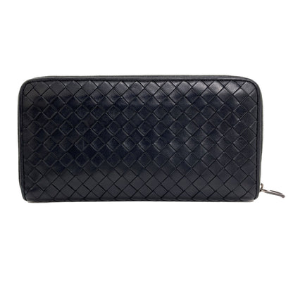 BOTTEGA VENETA Intrecciato Long wallet (with coin pocket) Leather Ladies [Used]