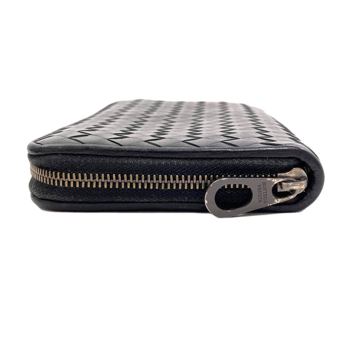 BOTTEGA VENETA Intrecciato Long wallet (with coin pocket) Leather Ladies [Used]