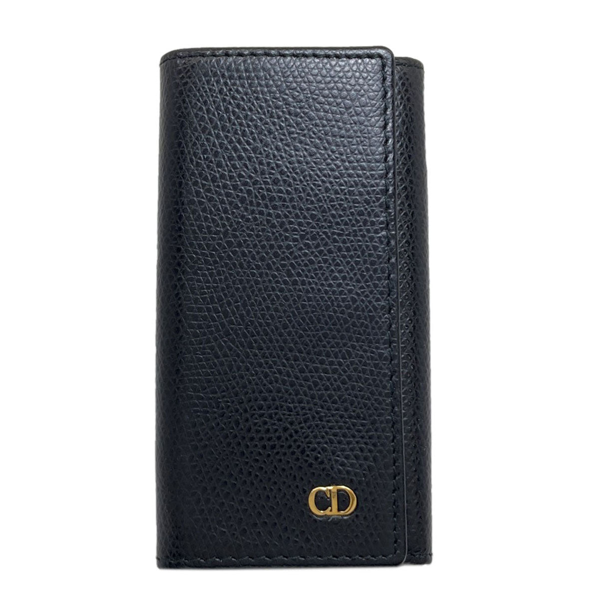 CHRISTIAN DIOR CD logo key holder Leather Ladies [Used]