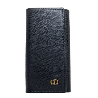 CHRISTIAN DIOR CD logo key holder Leather Ladies [Used]