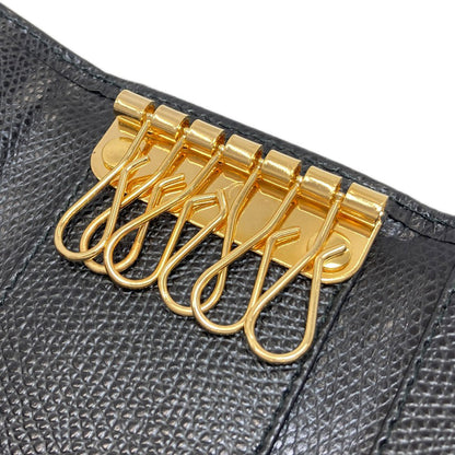 CHRISTIAN DIOR CD logo key holder Leather Ladies [Used]