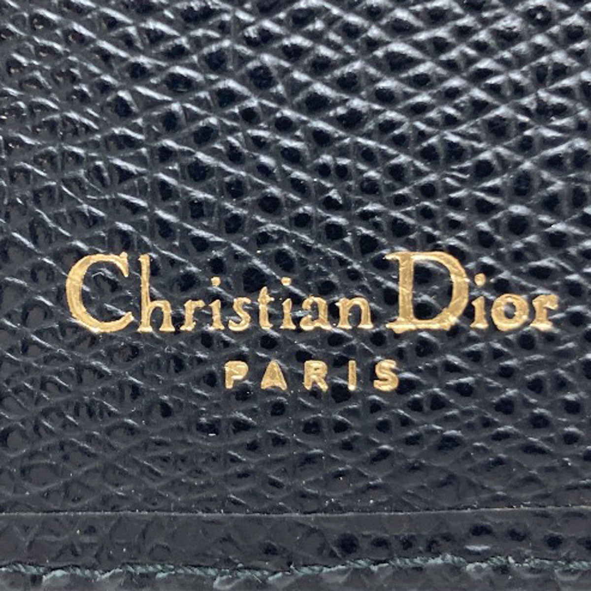 CHRISTIAN DIOR CD logo key holder Leather Ladies [Used]