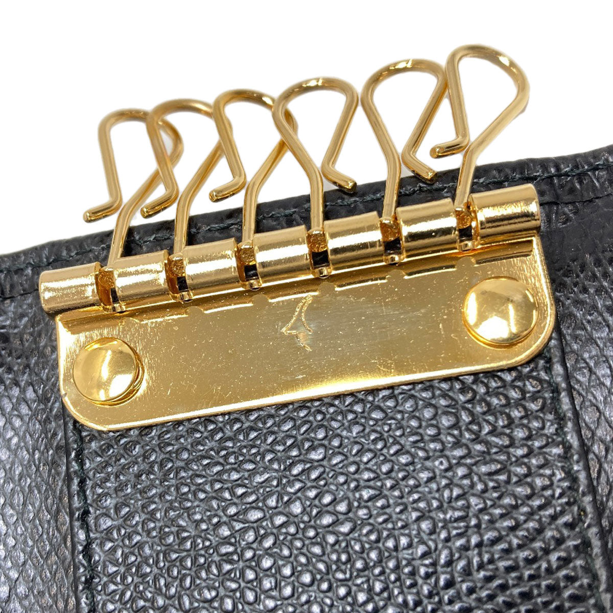 CHRISTIAN DIOR CD logo key holder Leather Ladies [Used]