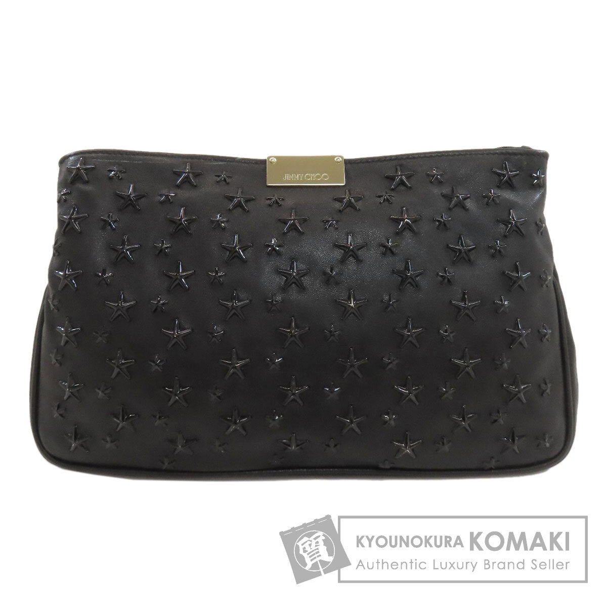 Jimmy Choo Star motif Clutch bag Lambskin Ladies [Used]