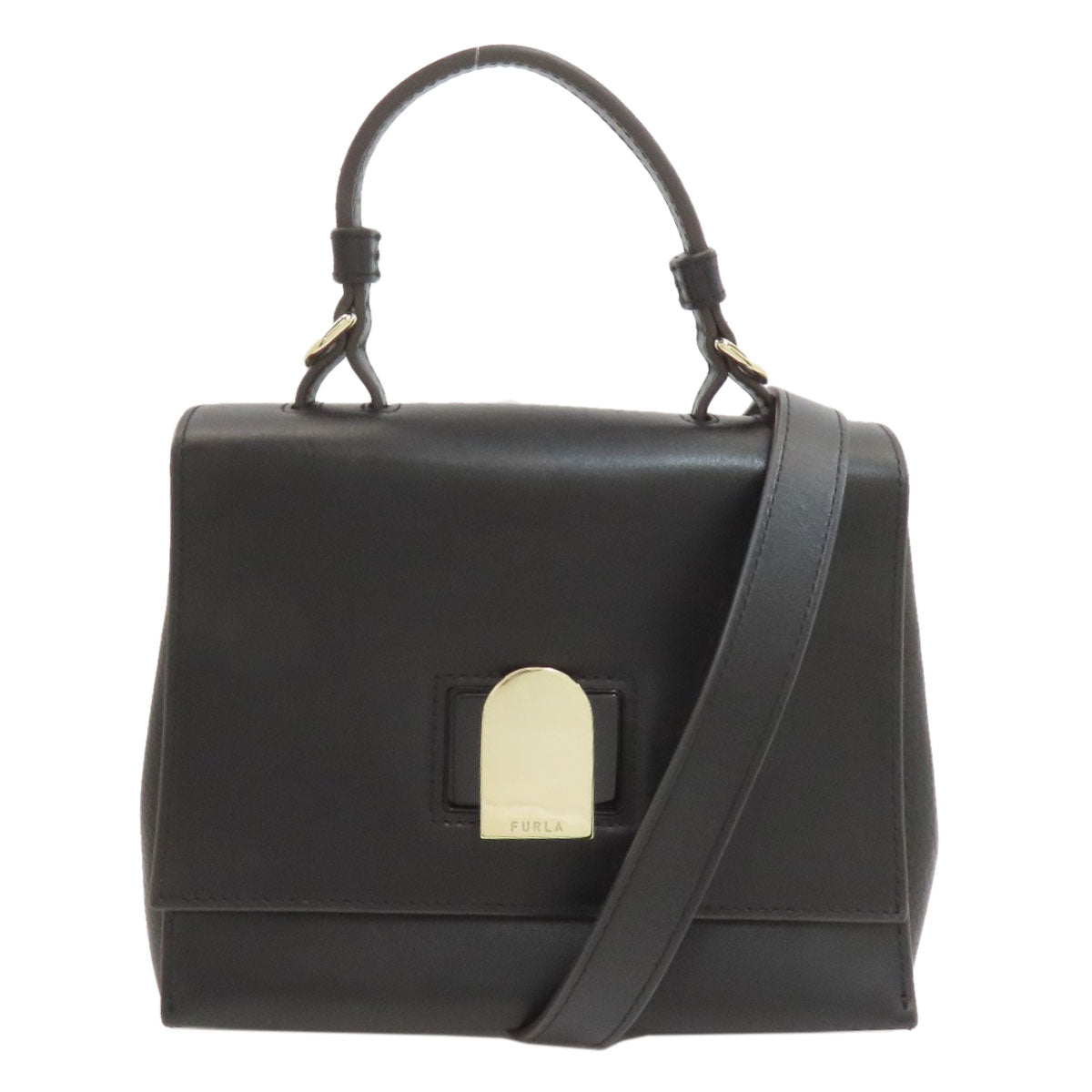 Furla 2WAY Handbag Leather Ladies [Used]
