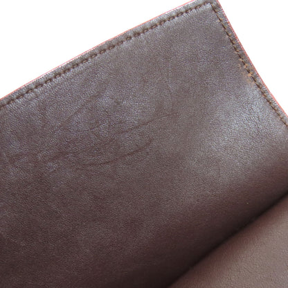 Longchamp logo Handbag Leather Ladies [Used]