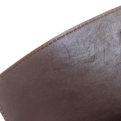 Longchamp logo Handbag Leather Ladies [Used]