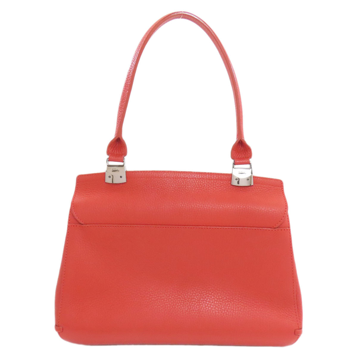 Longchamp logo Handbag Leather Ladies [Used]