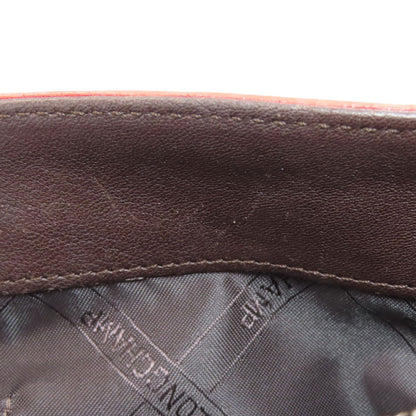 Longchamp logo Handbag Leather Ladies [Used]
